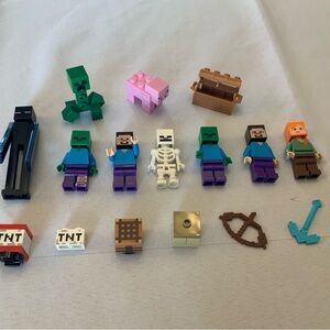 Lego Minecraft figures (16pc)